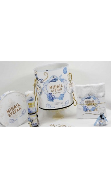 Trusou botez tematica navy Marine Nautical pastel 15